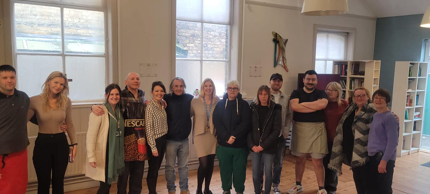 Volunteers supporting guests at DayTime Hub